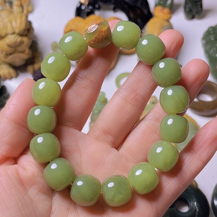 和田玉手串未镶嵌雲*軒