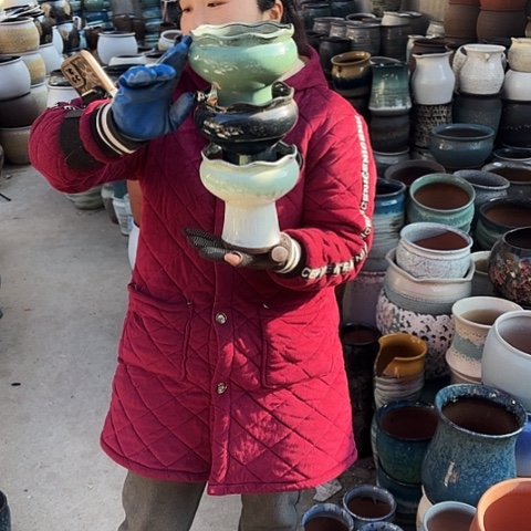 口14高15瑕疵盆子。