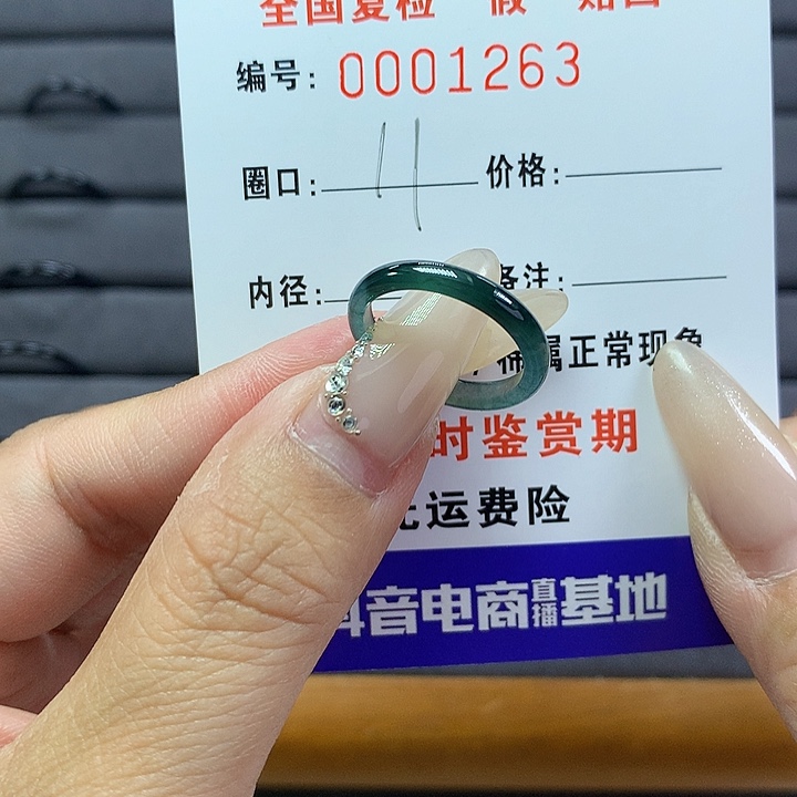 翡翠戒圈未镶嵌     1263
