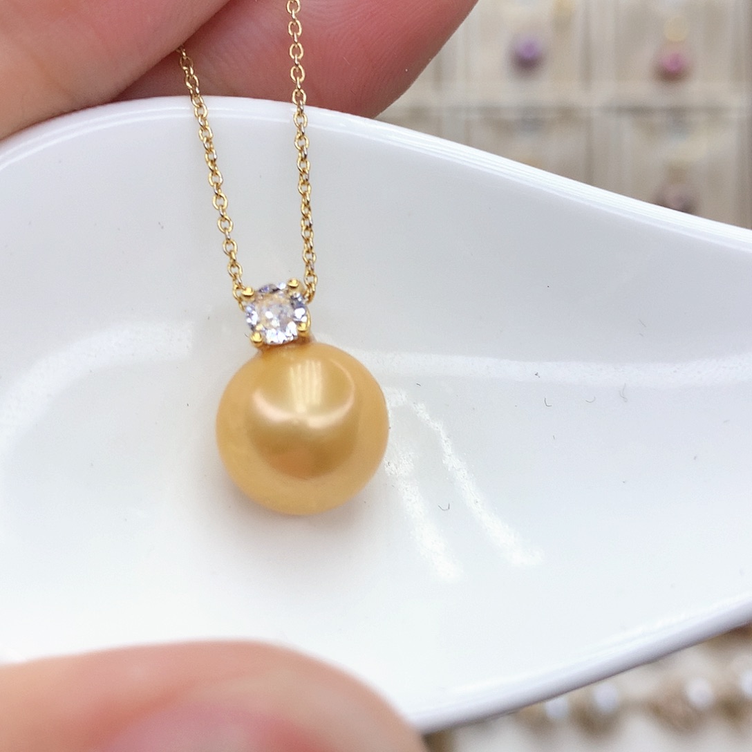 淡水珍珠颈饰合金