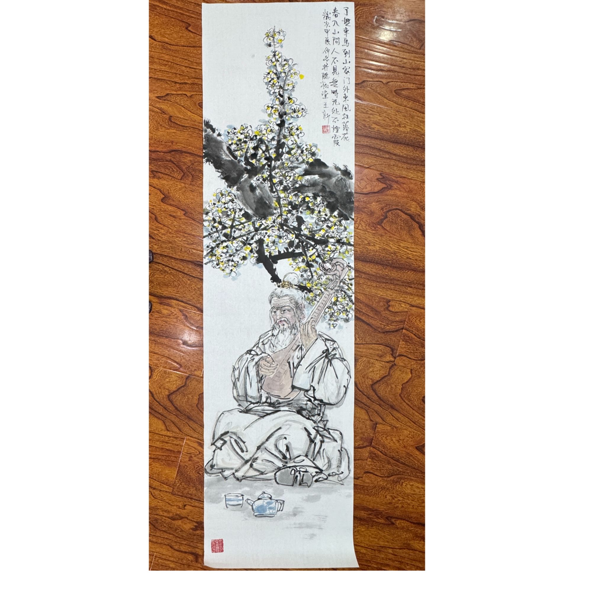 六尺对开--人物画-----