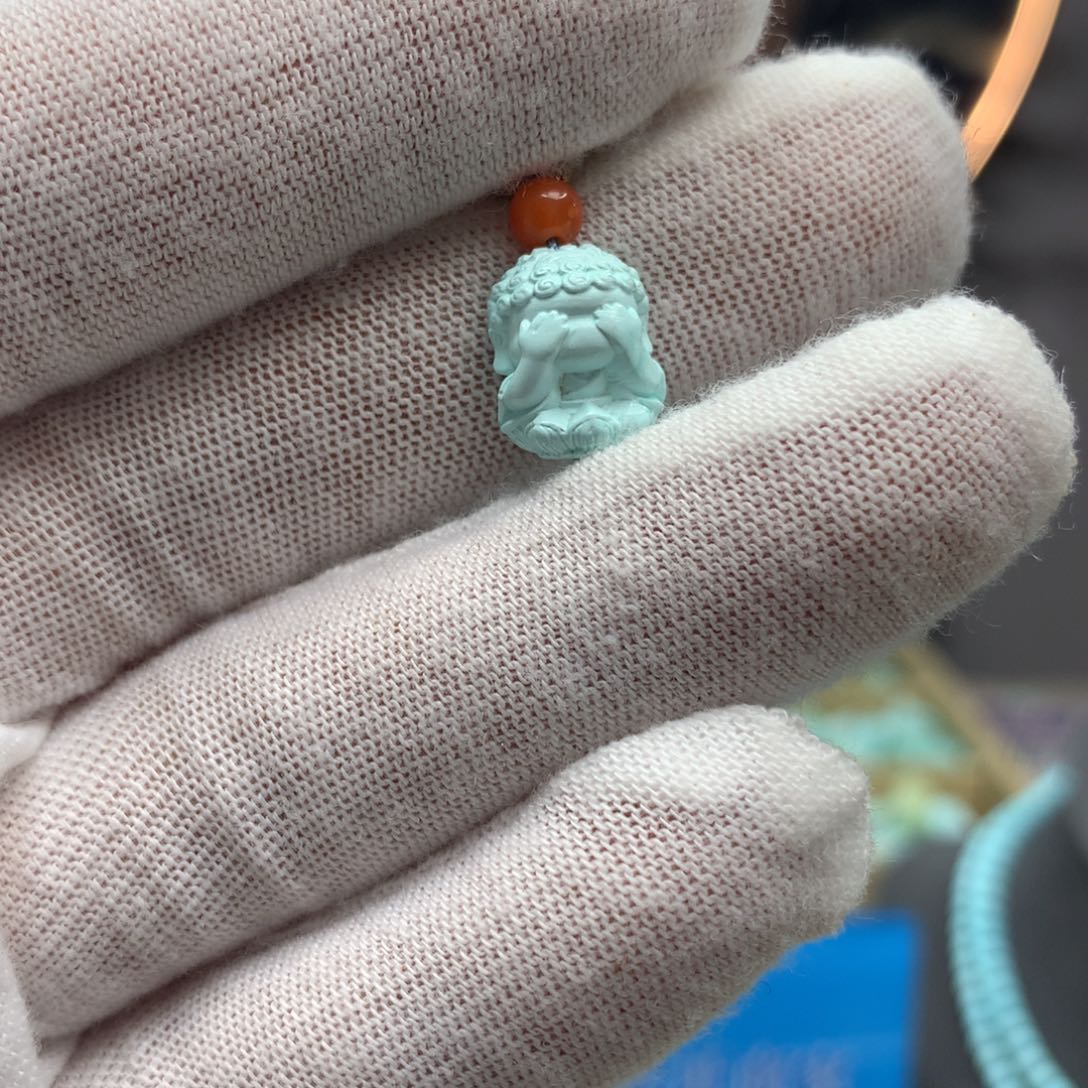 绿松石挂件未镶嵌