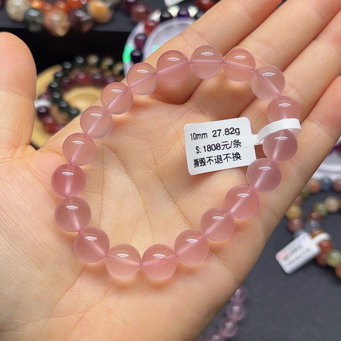 水晶手链未镶嵌天然水晶