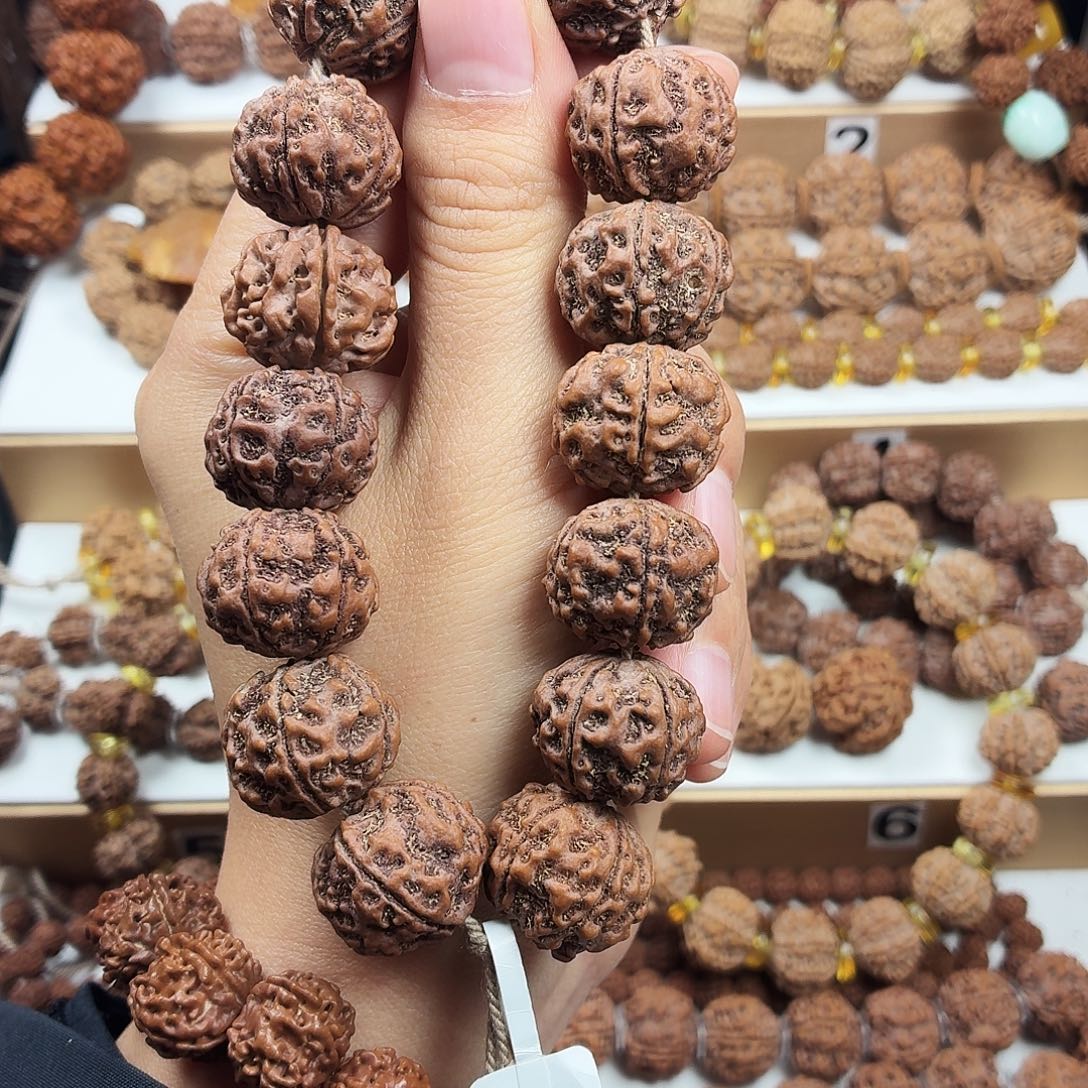 金刚菩提手串稀有精品梅花千金盘龙