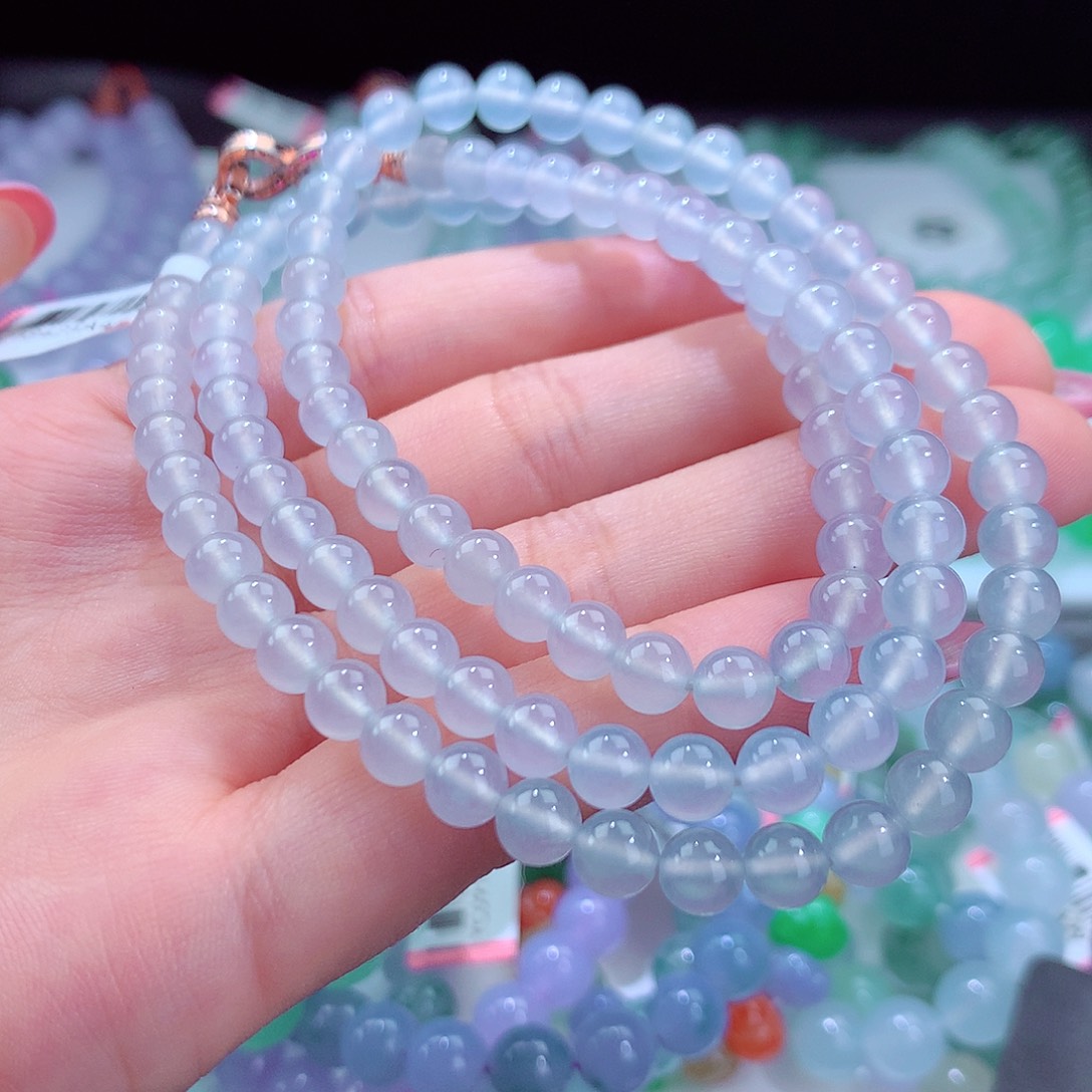 翡翠手链未镶嵌卡6