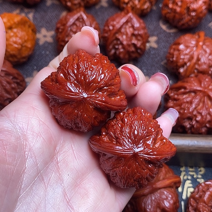 吊坠文玩核桃蝴蝶磨8