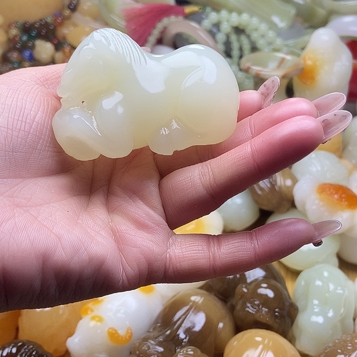 正***远完全开放手把件马