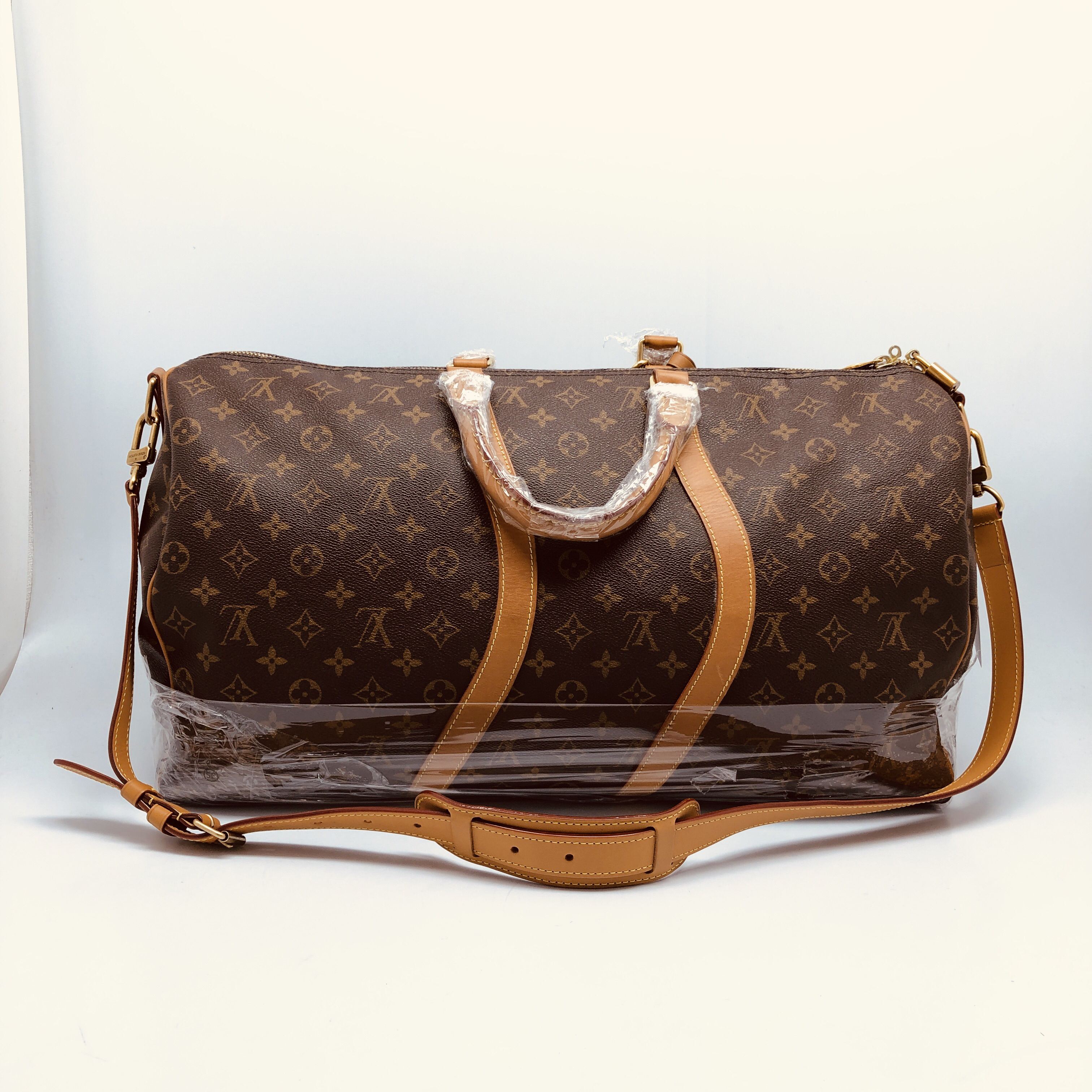 99新 LouisVuitton/路易威登 棕花旅行袋/4631号 50寸