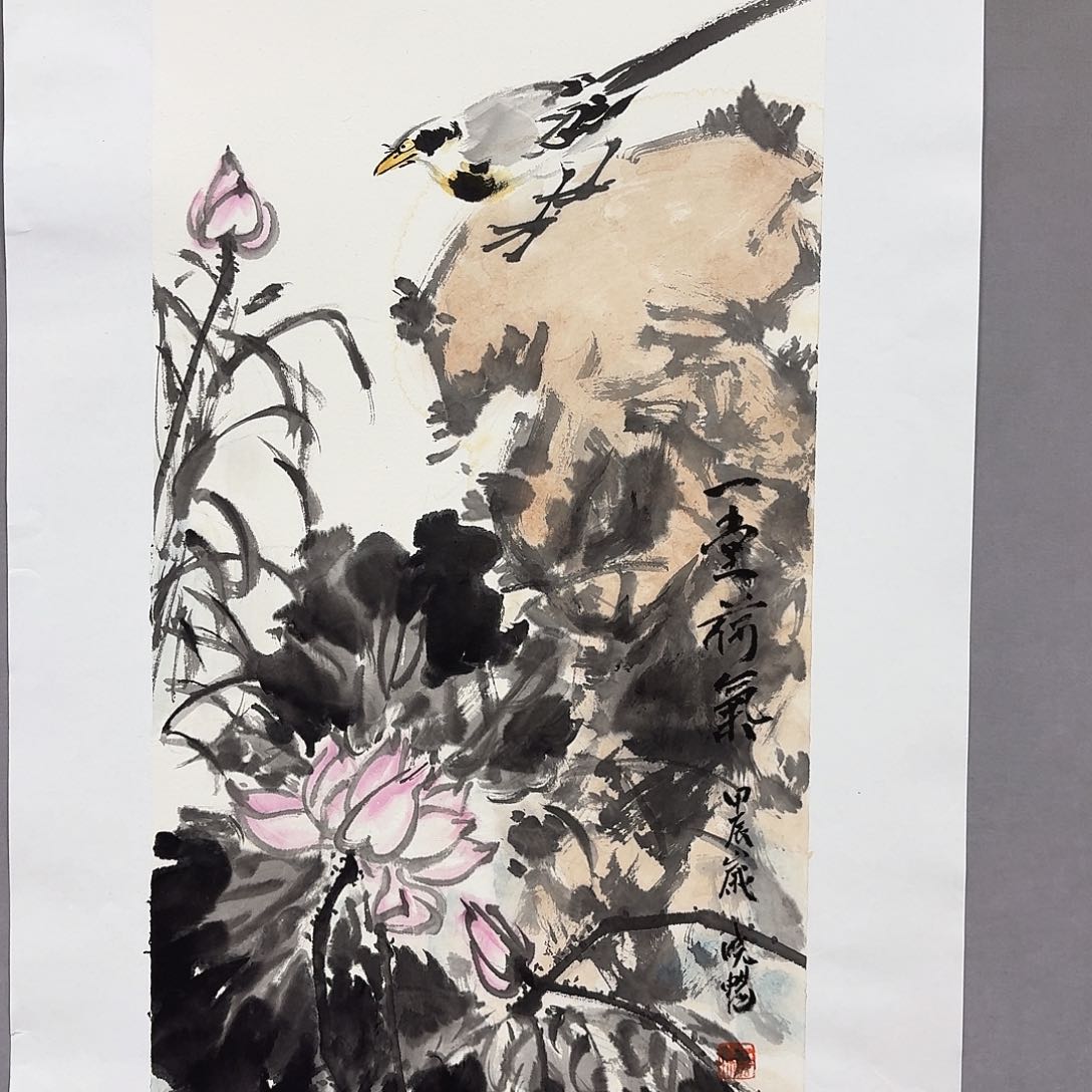 国画亲笔手绘放心去藏