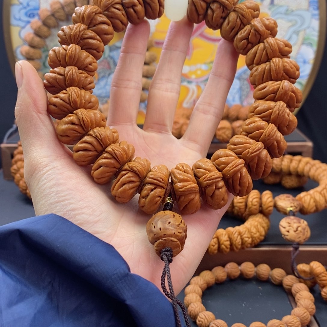 桃核手串龙纹桃核白宇龙