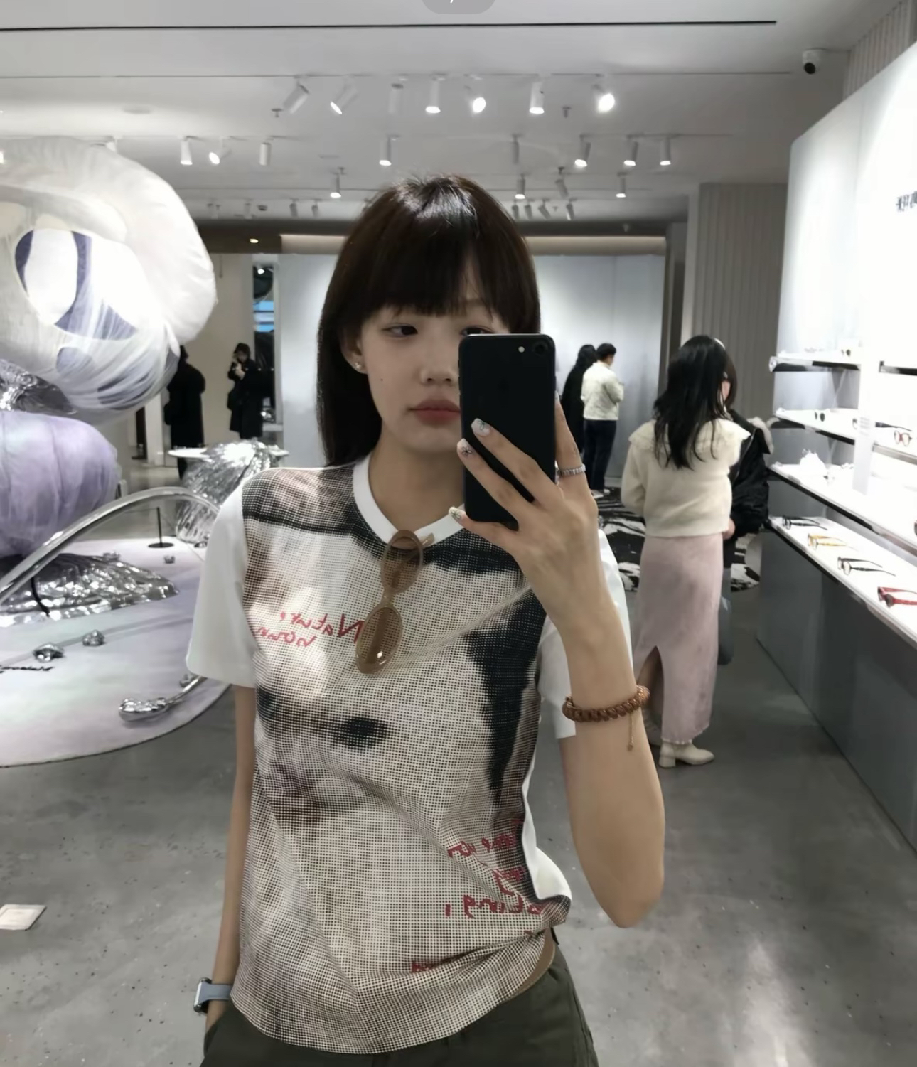 复仇小猫～正肩短袖T恤 女款（微瑕）