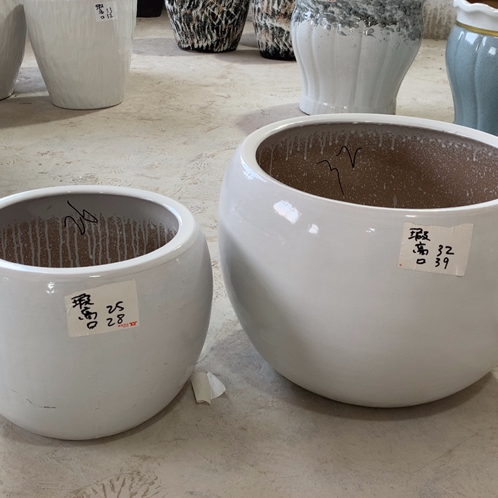 【闪购商品】红陶高温陶瓷花盆默认瑕疵