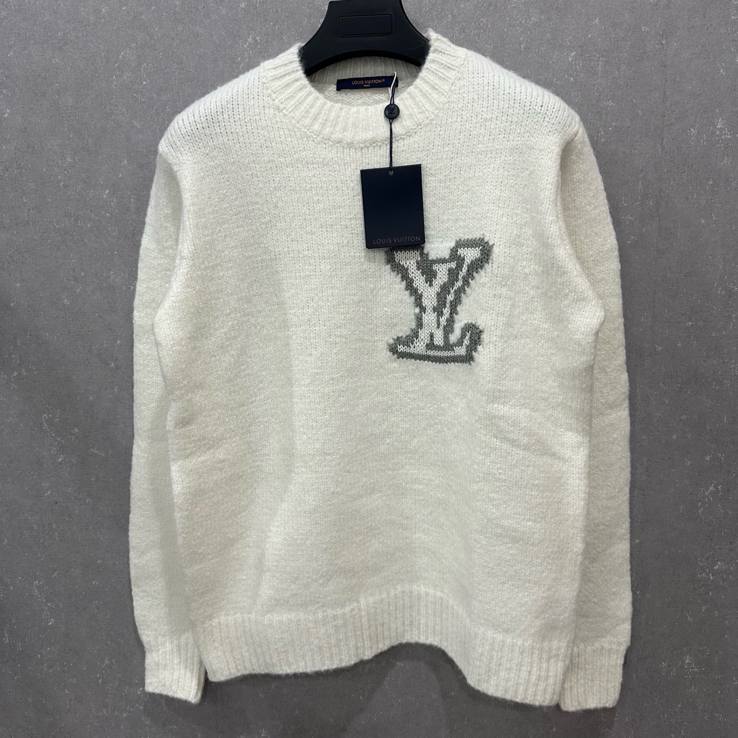 未使用 LouisVuitton/路易威登 SS26嵌花logo泰迪毛衣 L码 007173