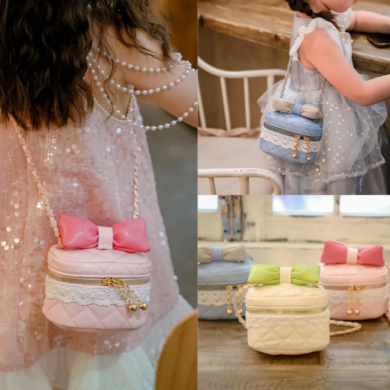 2025春夏新款可爱小香风女童单肩包包儿童单肩包洋气女孩配饰包包