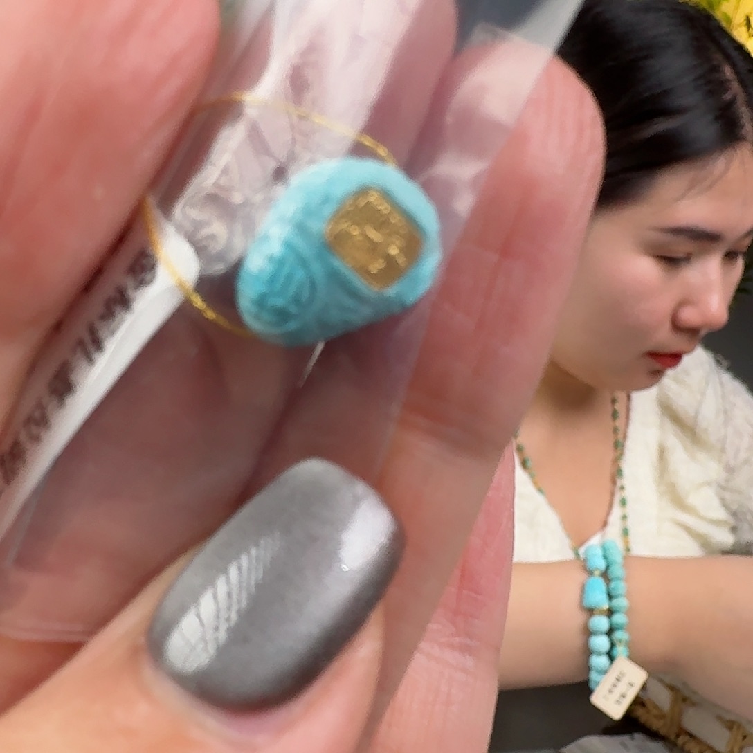 绿松石珠宝奇石未镶嵌