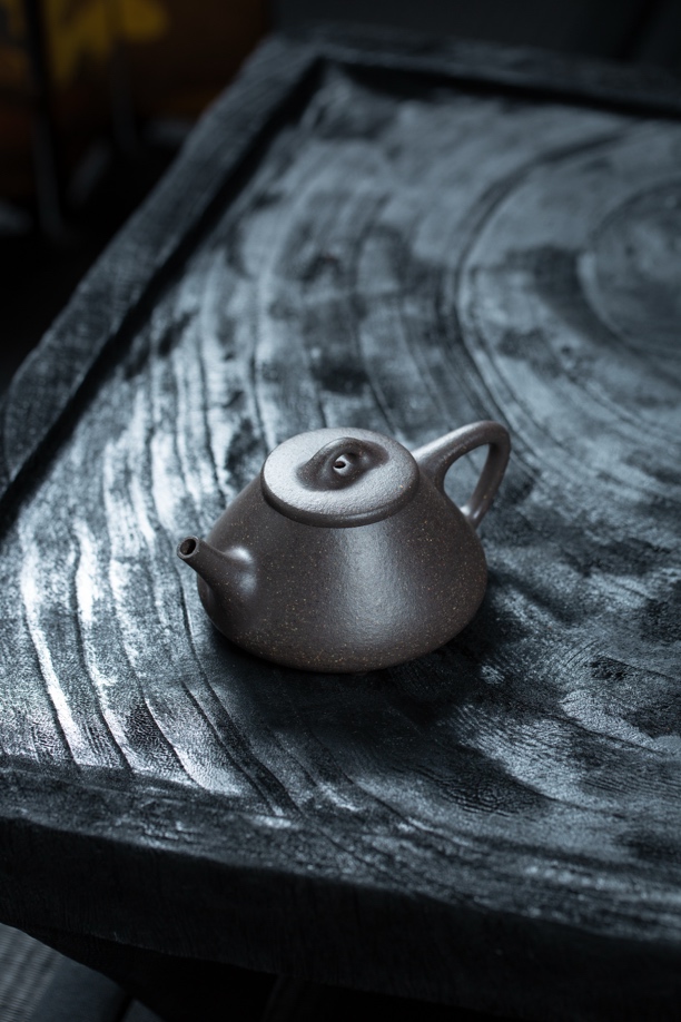 三更有梦 | 尧日辰光紫砂壶 | 小子冶 手工桃花泥 煤气窑 130cc