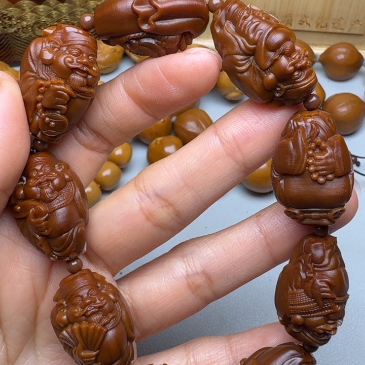 橄榄核手串/手链财神