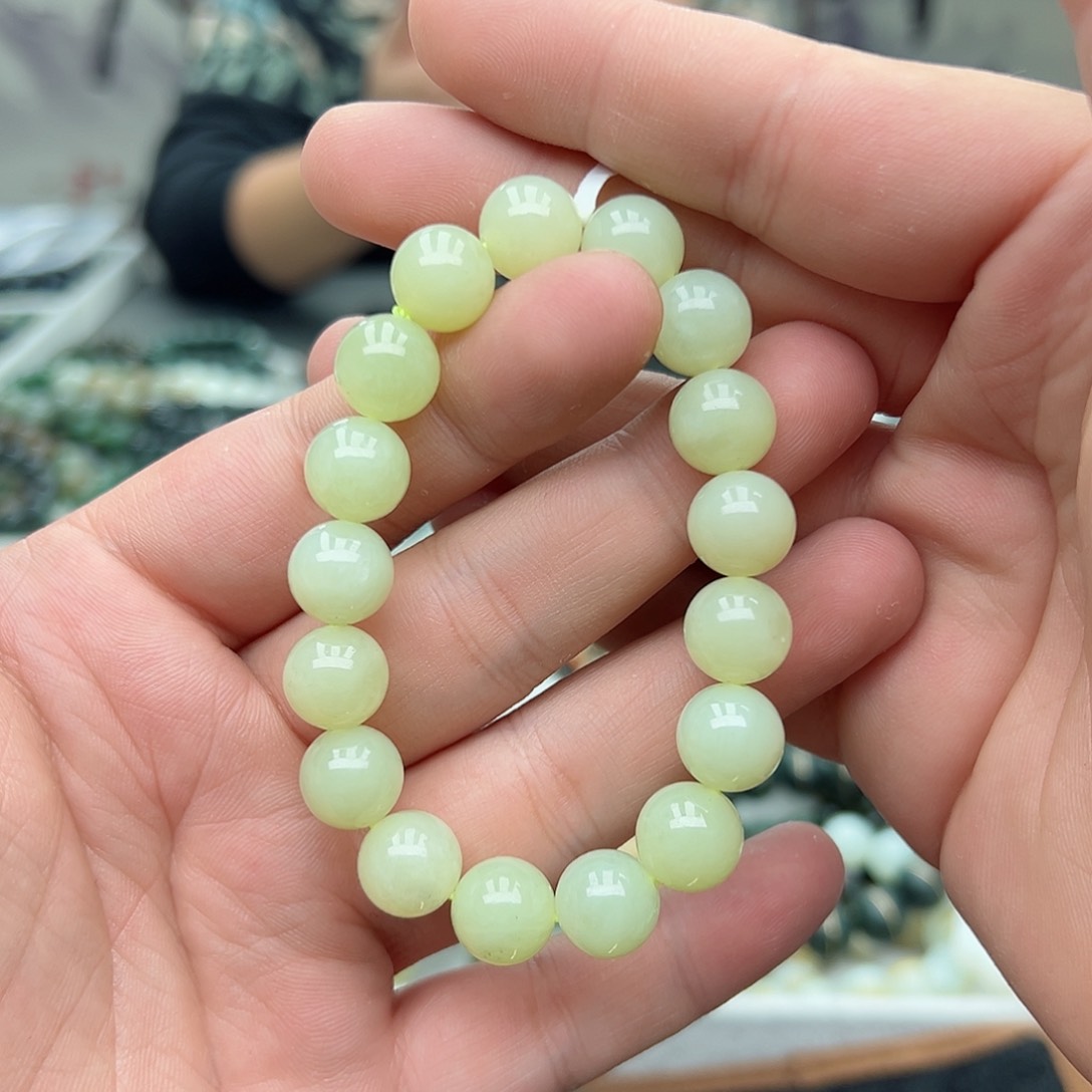 和田玉手串未镶嵌