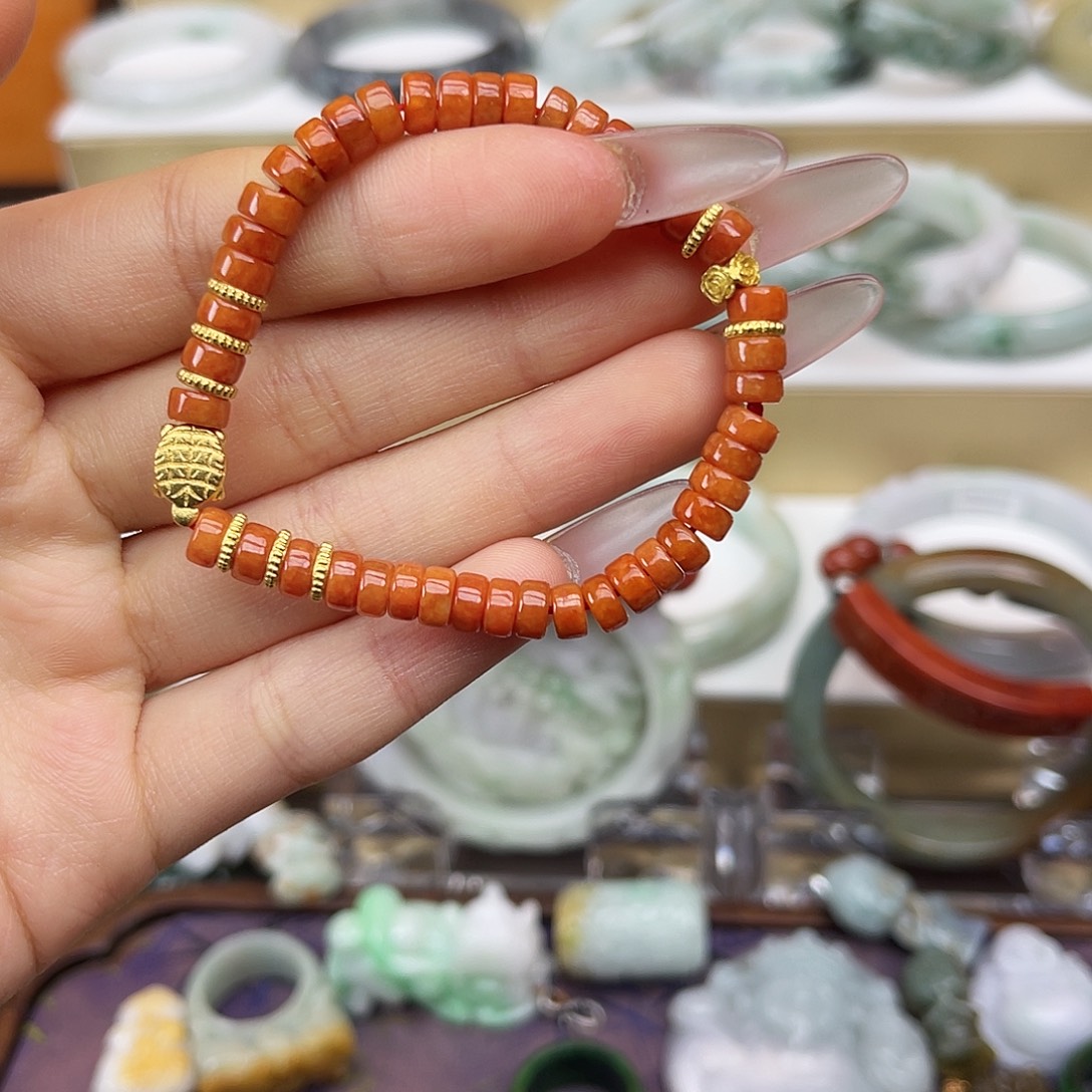 翡翠未镶嵌手链手链