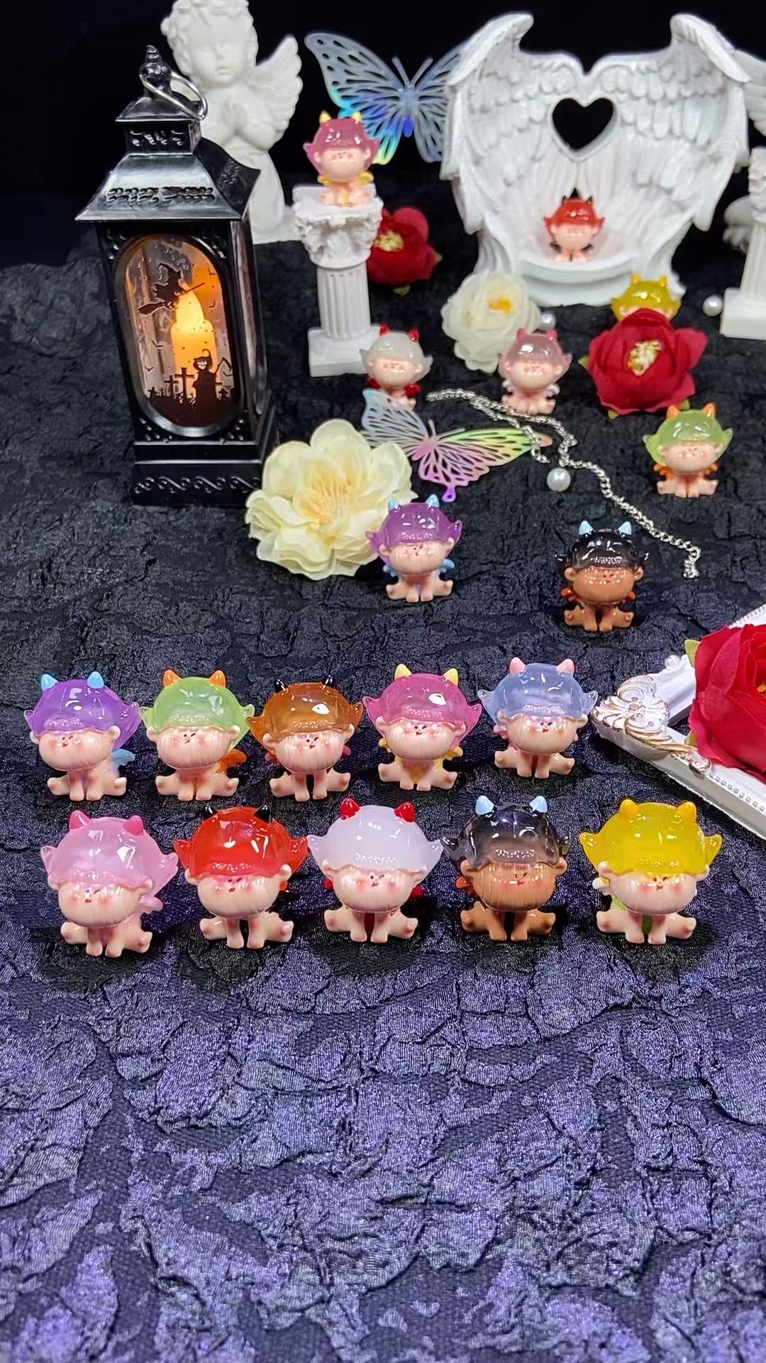 【泡泡DIY】迷你夜光小恶魔diy饰品
