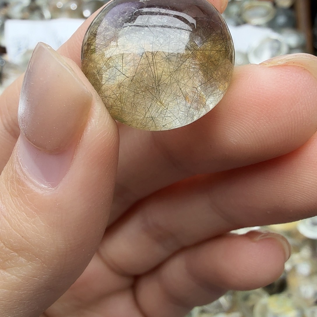 花***主水晶未镶嵌珠宝半成品