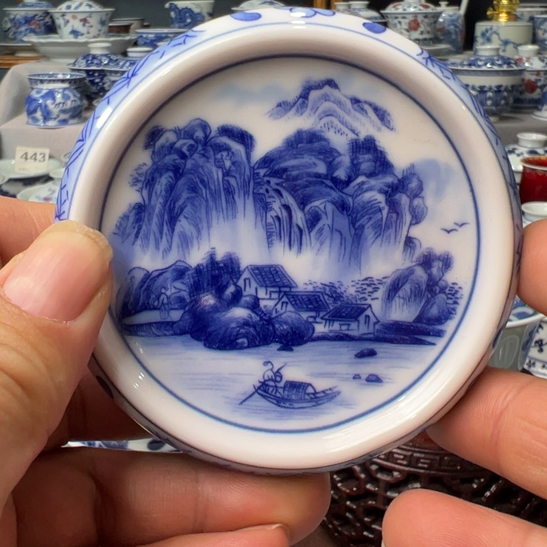 摆件景德镇青花陶瓷