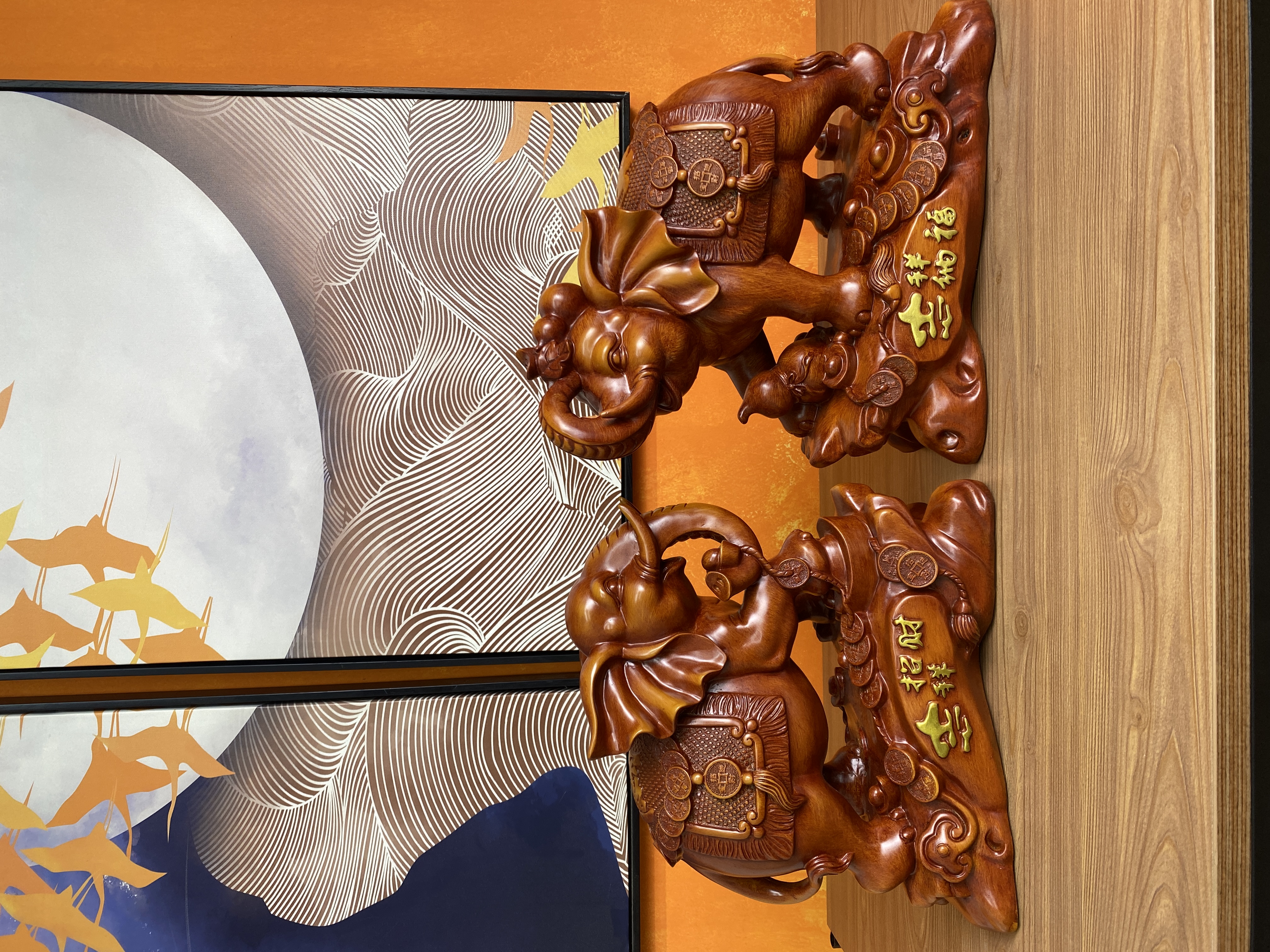 旺旺[吉祥纳福对象】家居客厅办公室装饰招财纳福乔迁开业礼品玄关