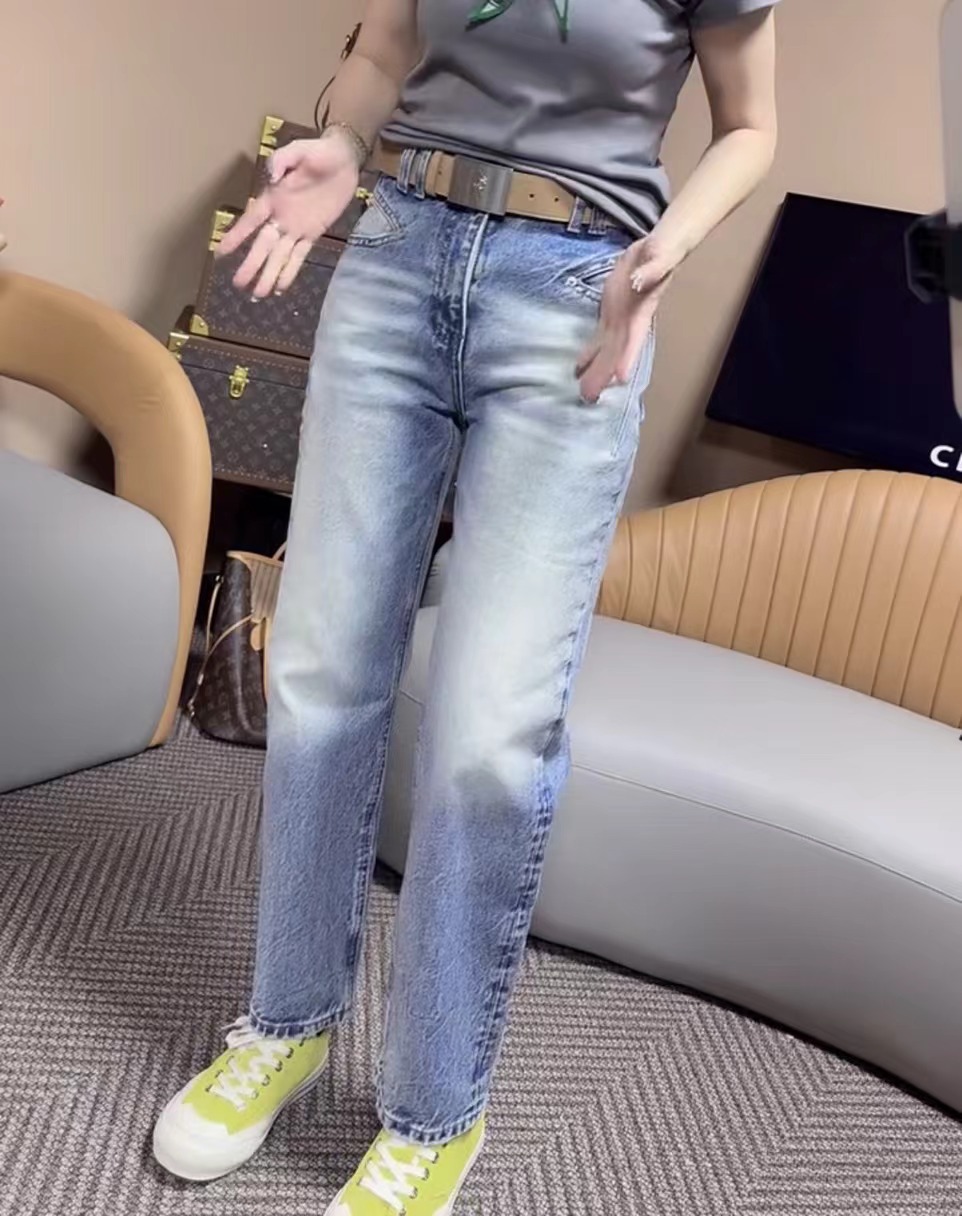 春季新款胖妹妹高腰显瘦身弹力烟管裤蓝色复古九分牛仔裤