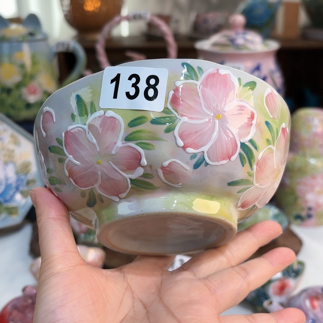景德镇手绘高温釉下彩陶瓷茶具
