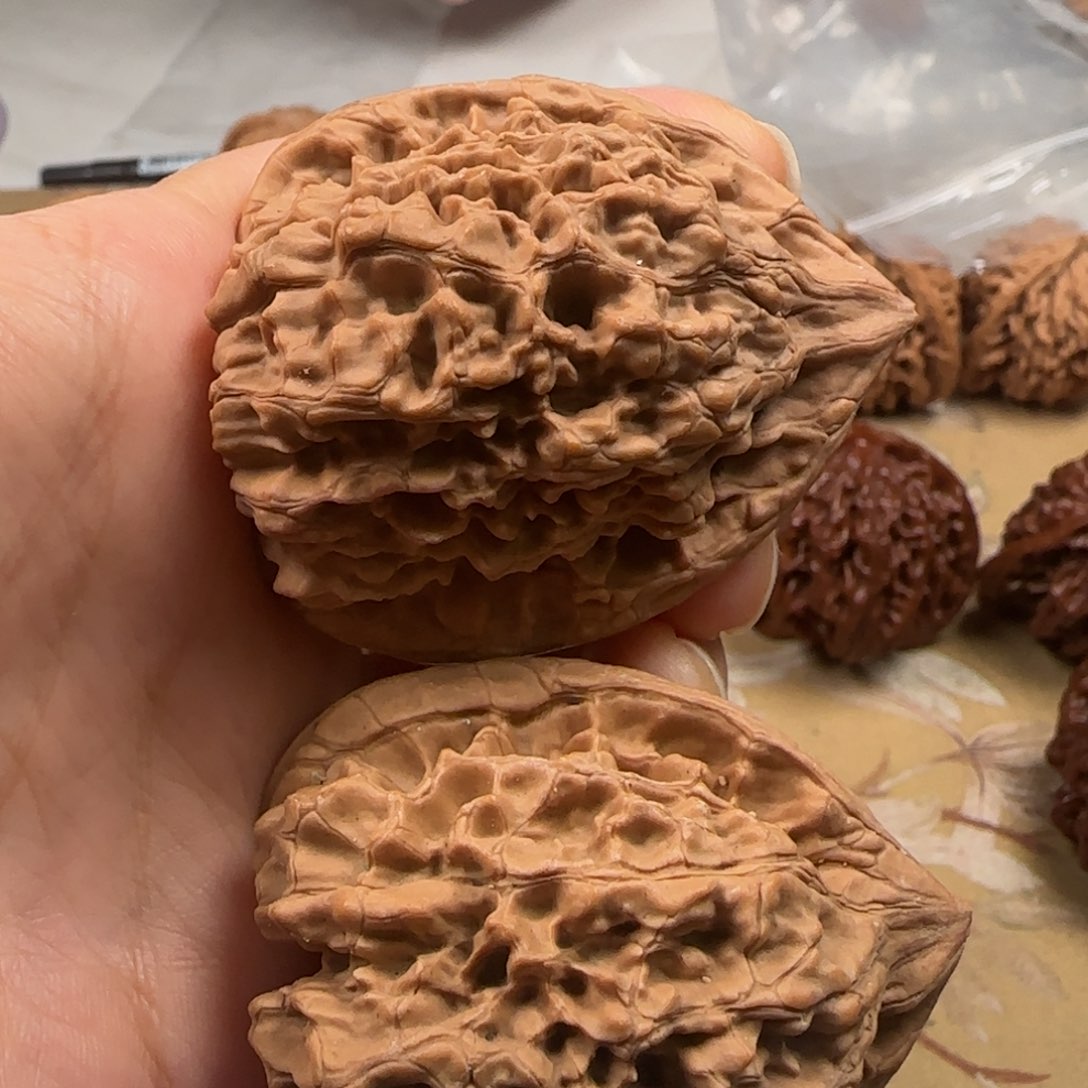 文玩核桃吊坠素**微山地高官45-43