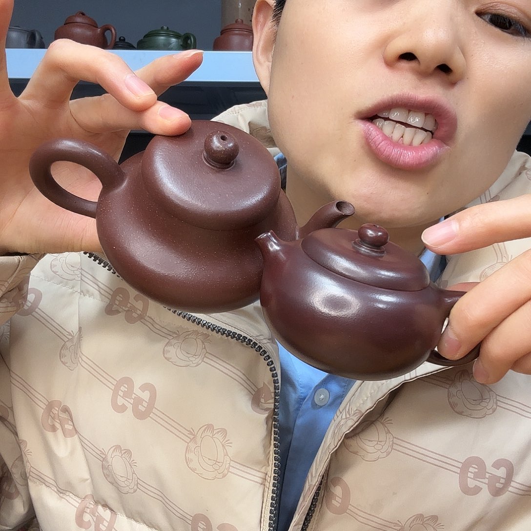 紫砂茶壶民间手艺人全手工制作