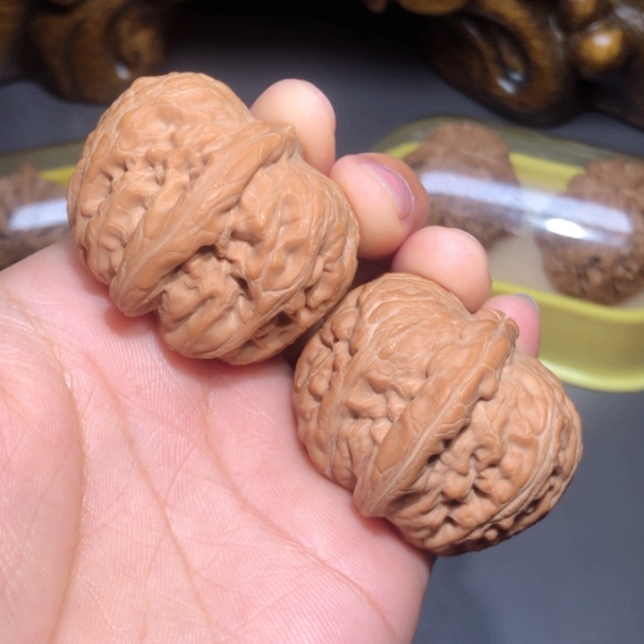 文玩核桃把件41平谷元宝
