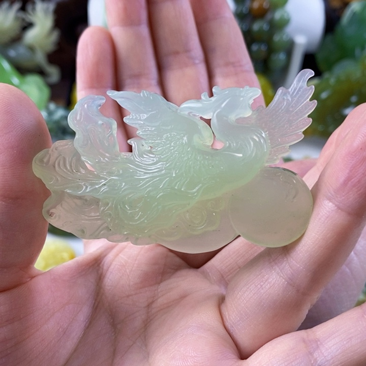 岫玉挂件吊坠未镶嵌