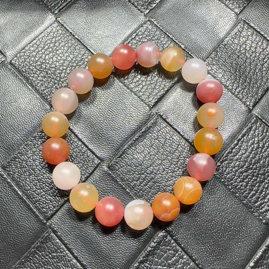 南红玛瑙未镶嵌手串10mm➕