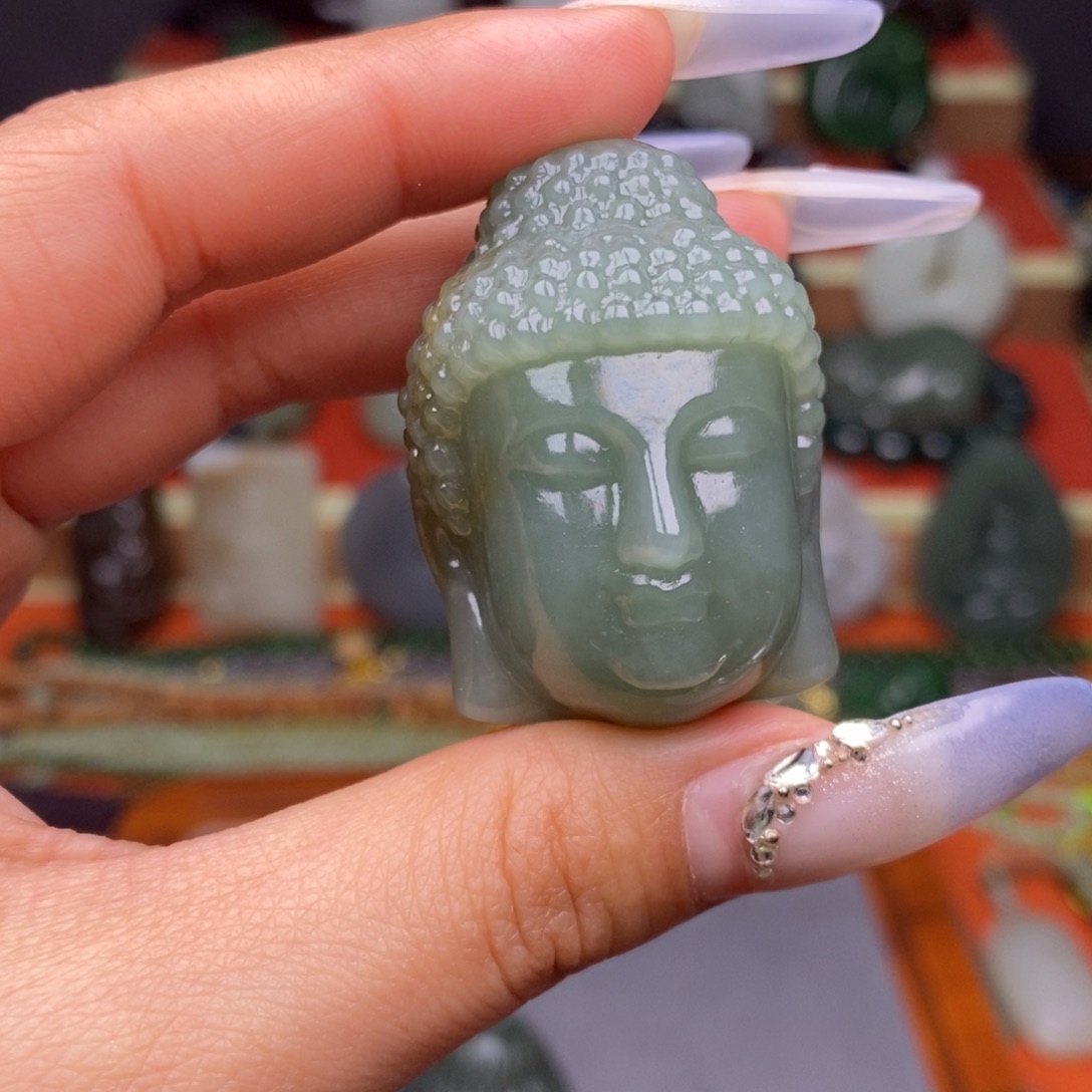 和田玉颈饰未镶嵌穿绳需备注