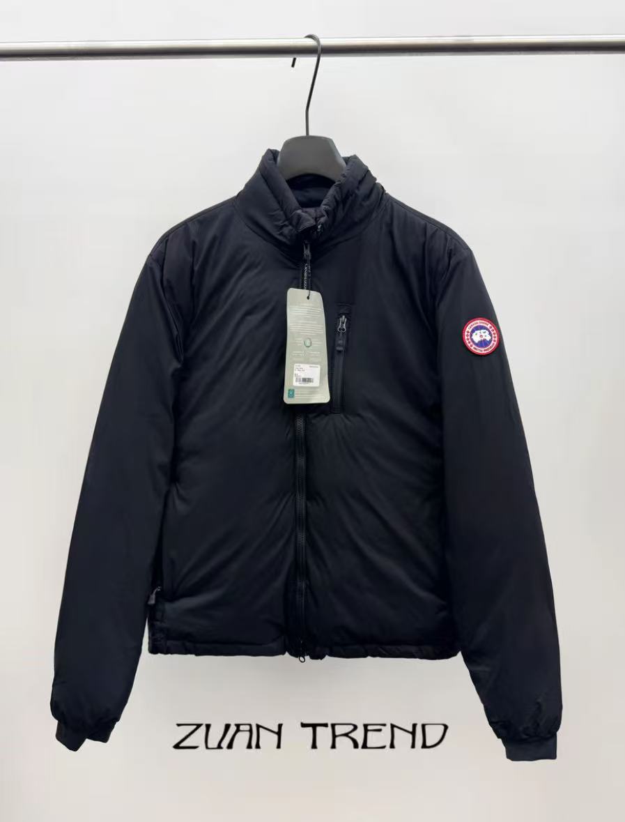 未使用 CANADA GOOSE 大鹅 Lodge系列 红标立领短款羽绒服