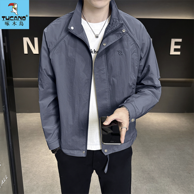 TUCANO/啄木鳥秋季新款立领韩版男士夹克上衣百搭时尚运动外套