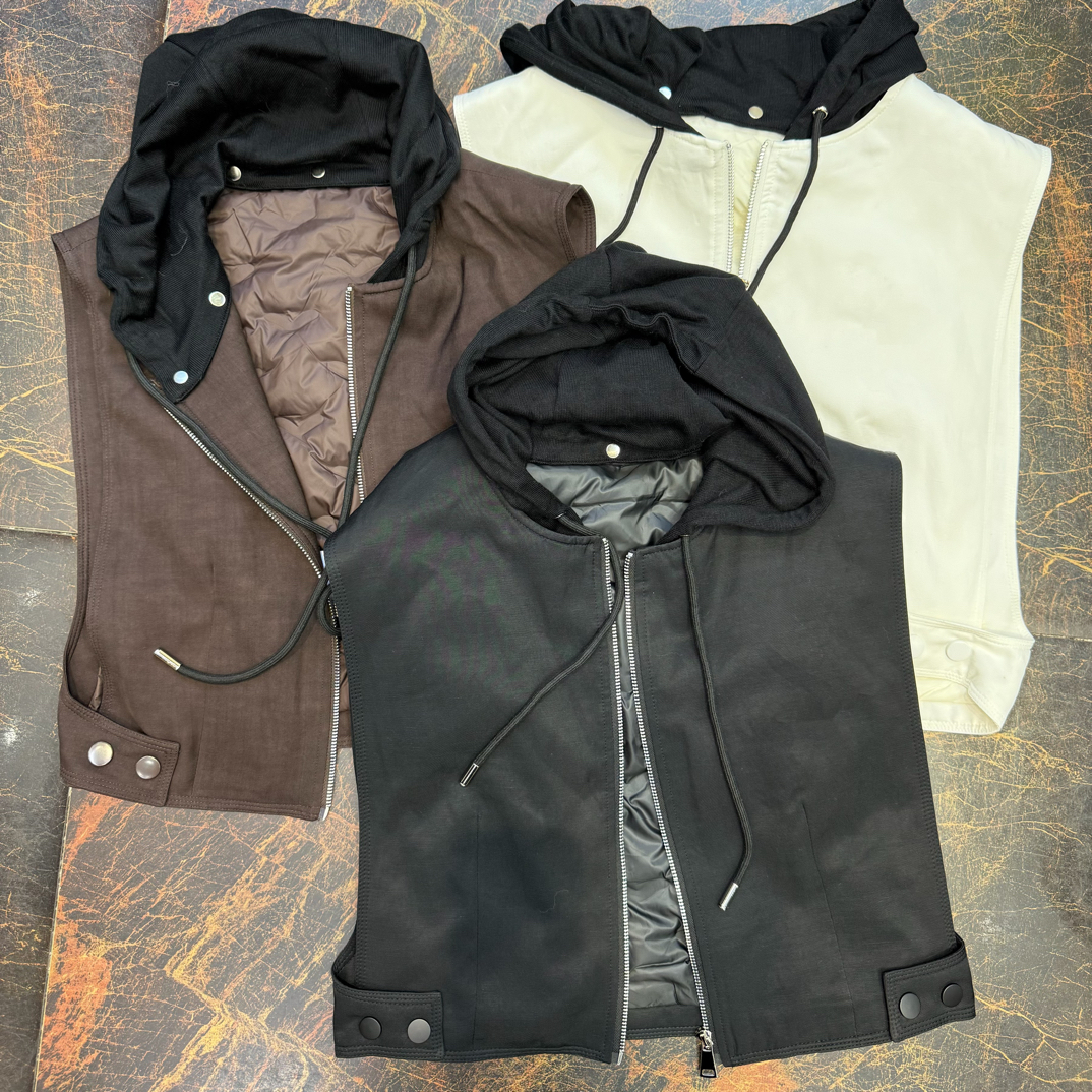 【BAI】秋冬新款设计感气质显瘦百搭马甲外套95163-1