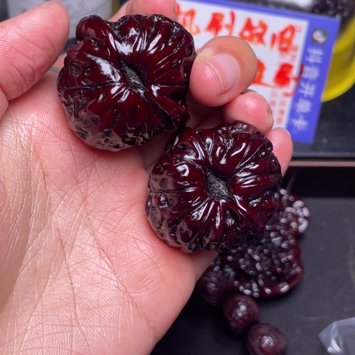 文玩核桃把件南瓜礅