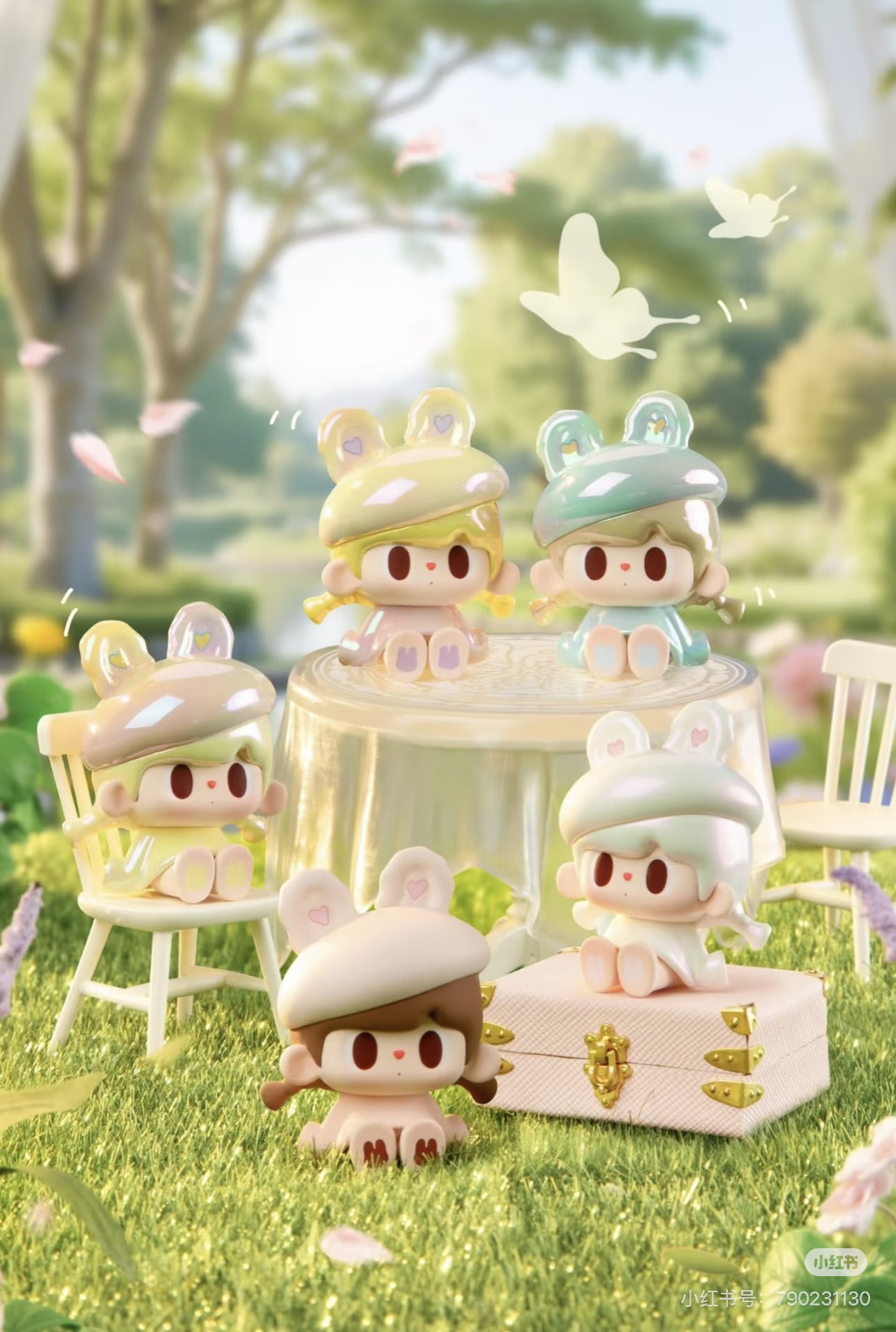 （fufu代拆）兔兔与熊4.0一阵微风萌粒潮玩盲盒