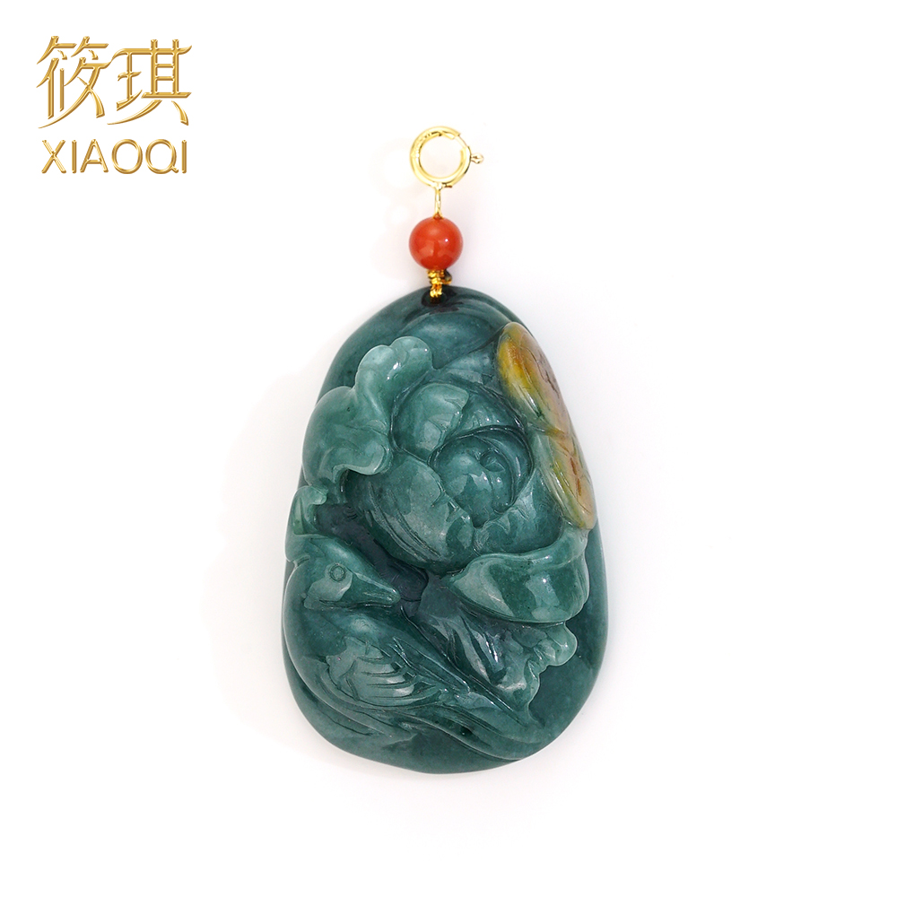 孤品18K翡翠百搭扣11259（Joyce娇姐）