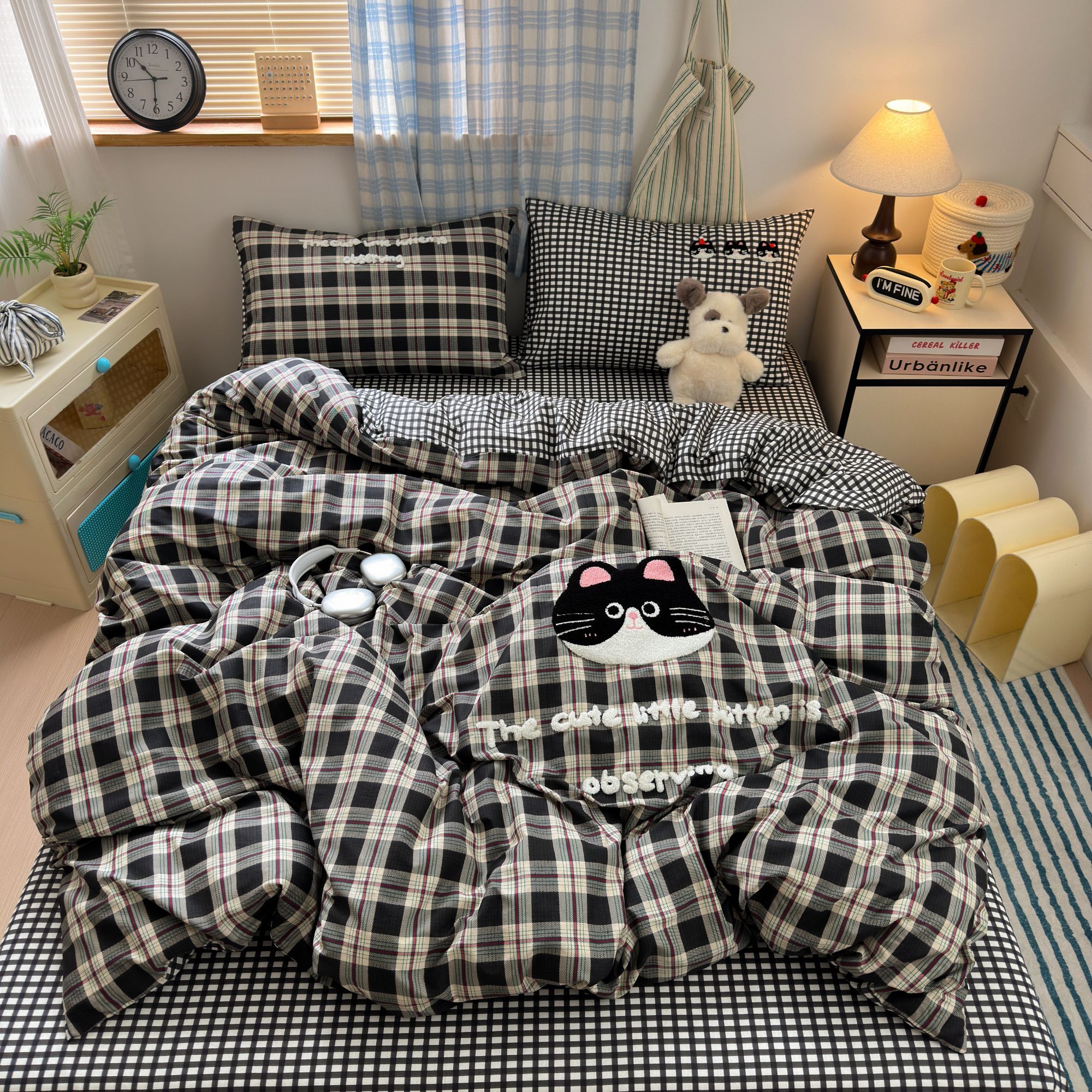 美玲  毛巾刺绣清仓系列全棉刺绣高端80支 可爱少女心韩版绣花