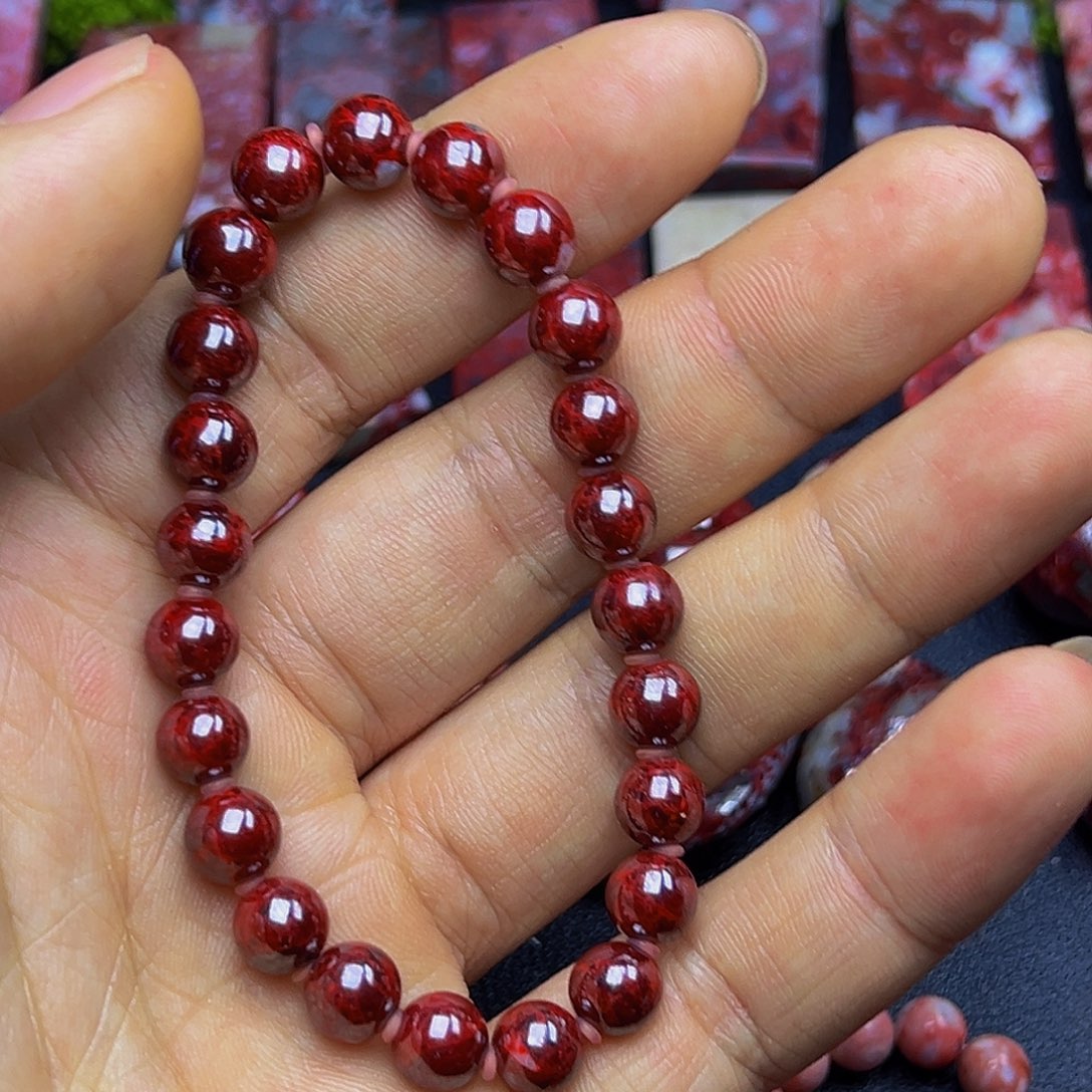 不***啥天然辰砂朱砂手串