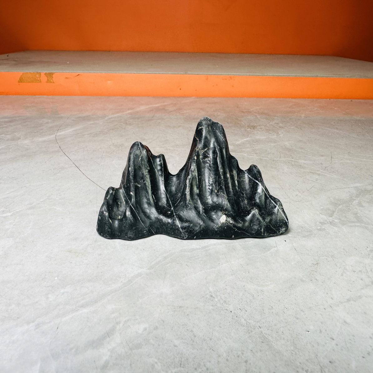 天然中式灵璧石山峰造型鱼缸造型家居观赏摆件尺寸12 5 5