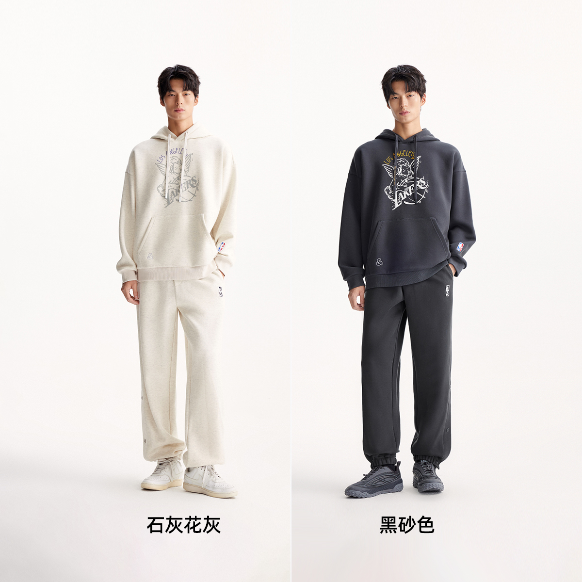 1050【金拐子专属】【NBA联名】杰克琼斯JackJones卫裤贴布22531D048