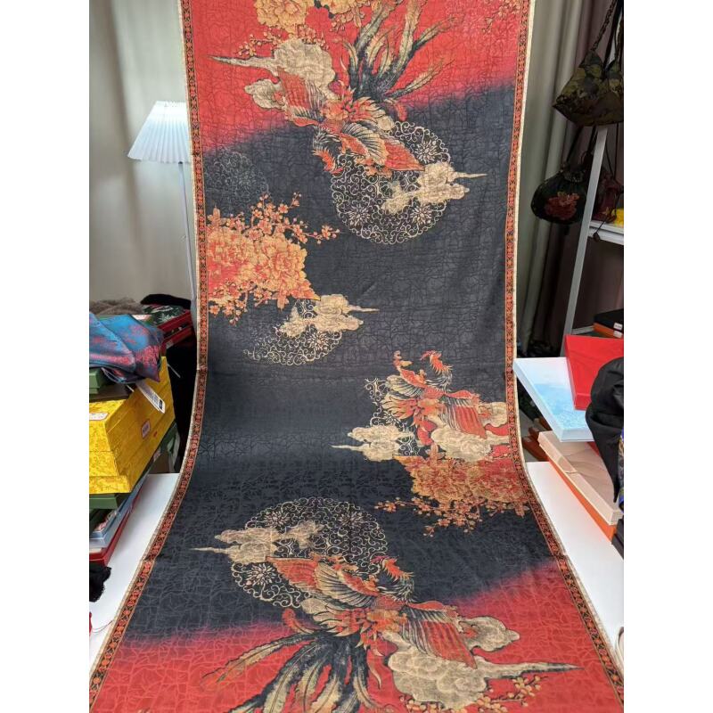 YS046凤舞牡丹（70*180）女士围巾