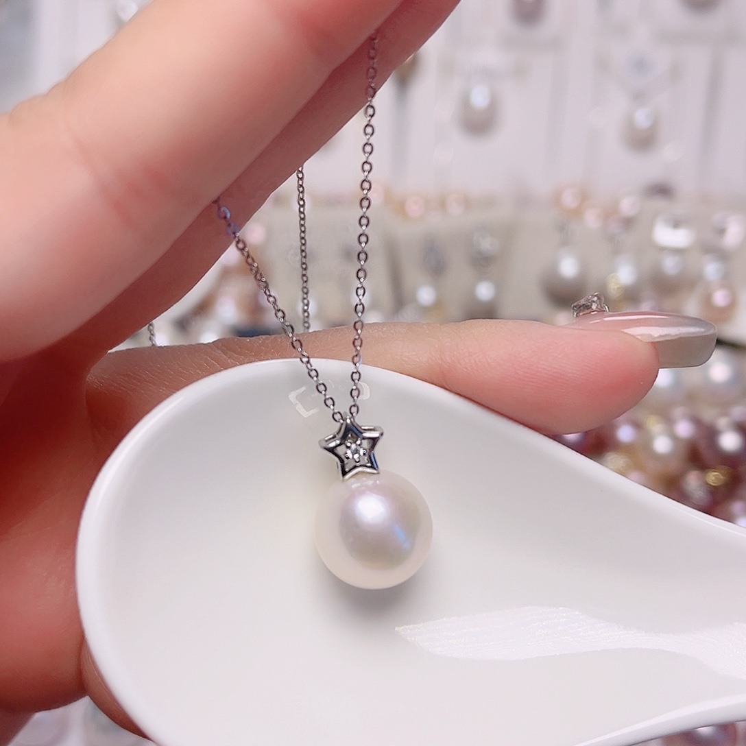 未镶嵌淡水珍珠吊坠(赠链)