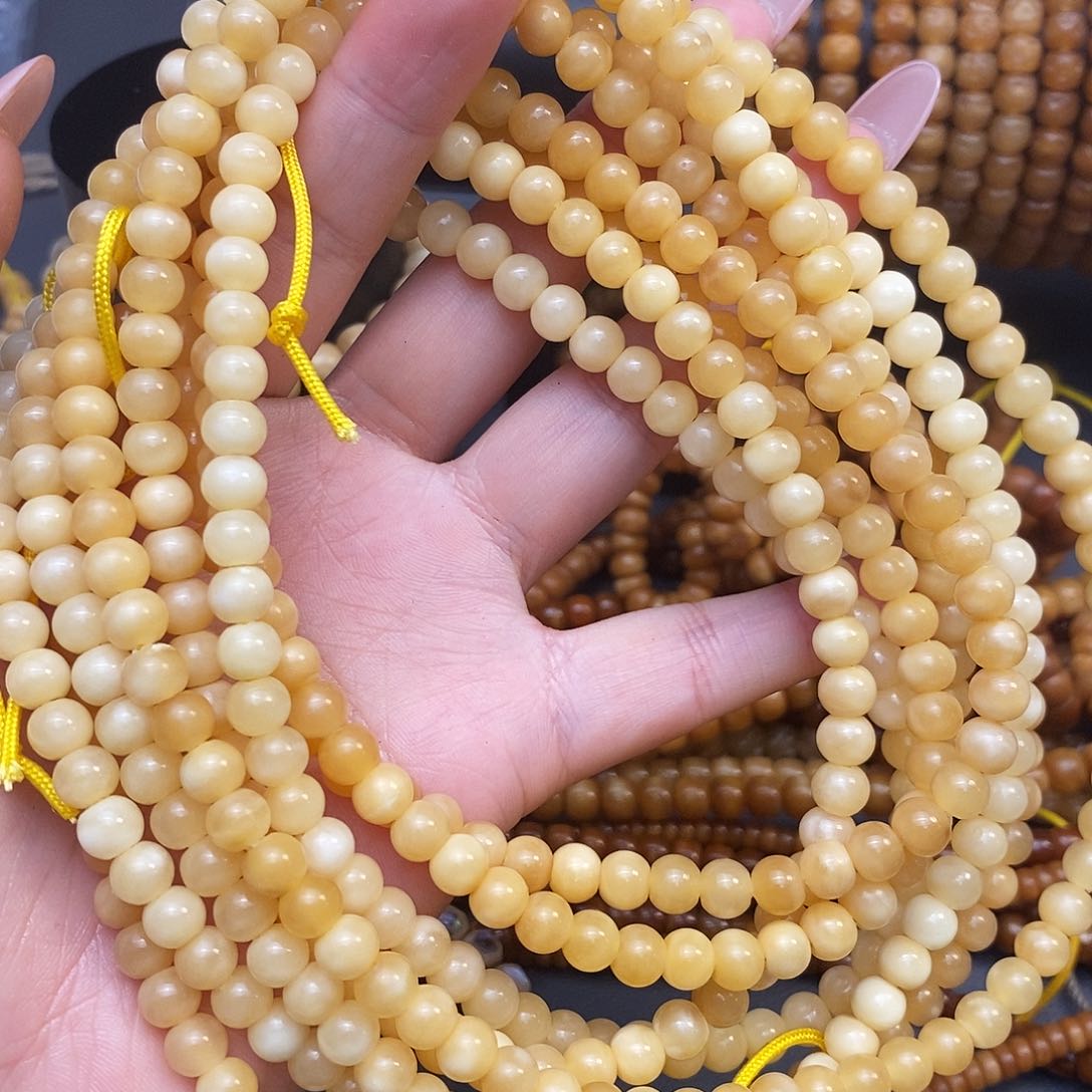 龙眼菩提手串龙脊菩提苹果园全透脖挂卡6