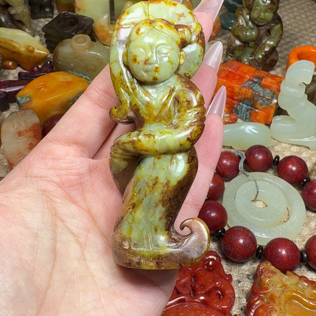 吊坠白玉菩提挂件