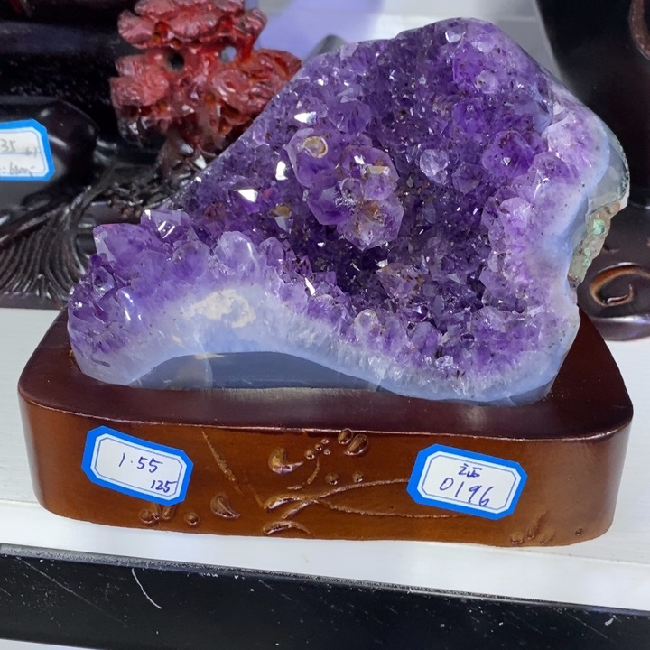 摆件未镶嵌紫晶小潘